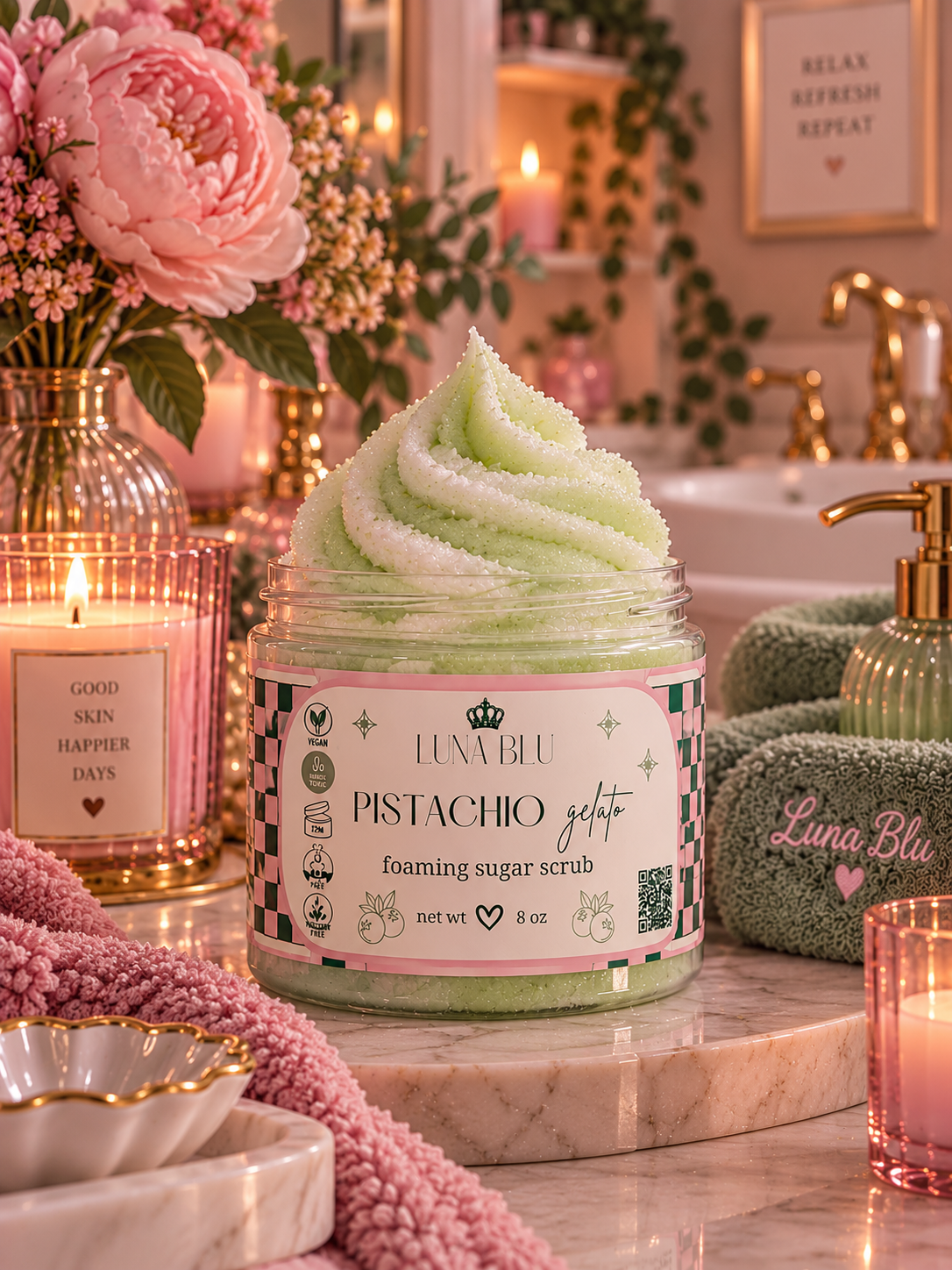 Foaming Sugar Scrubs